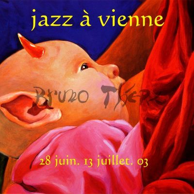affiche pour la communication de Jazz à Vienne 2003