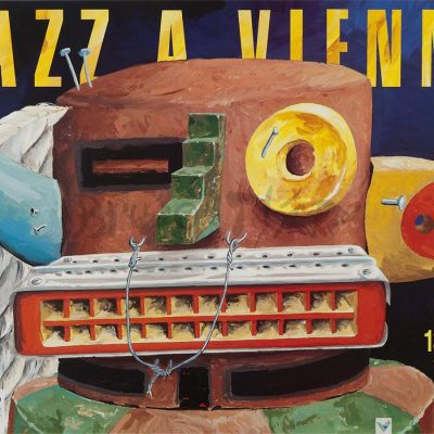 Affiche pour Jazz à Vienne 1995 en France Rhône Alpes