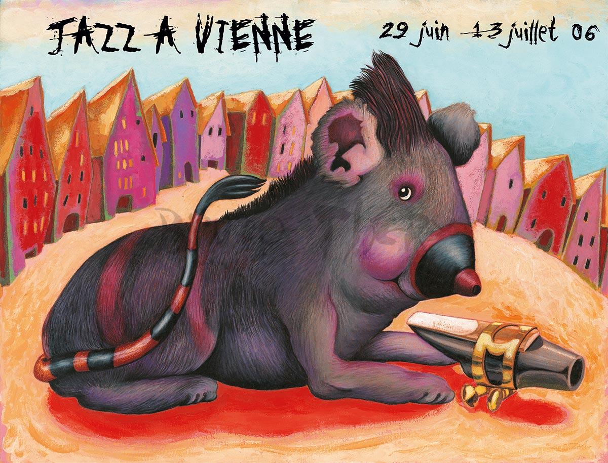 Affiche Jazz à Vienne 2006