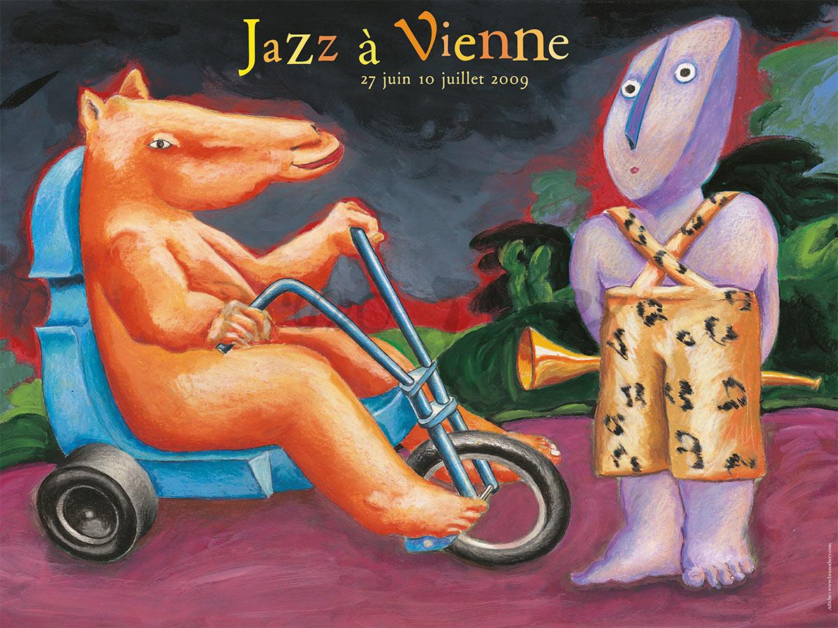 Affiche Jazz à Vienne 2009