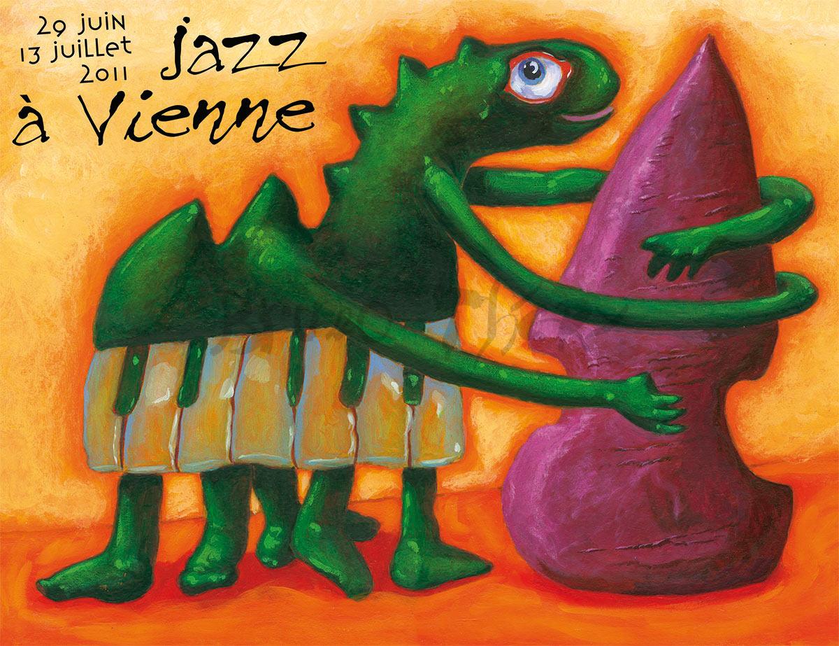 Affiche Jazz à Vienne 2011