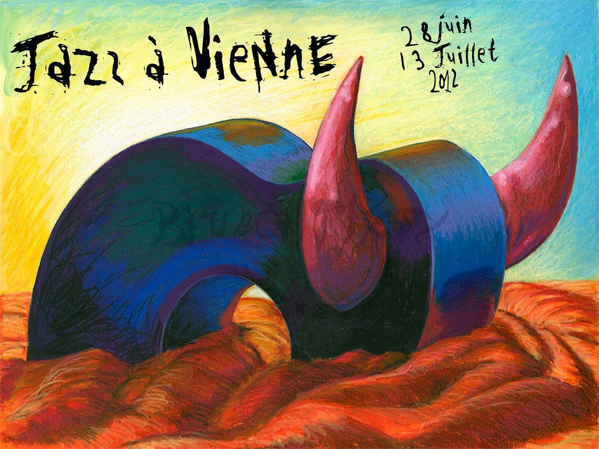 Affiche Jazz à Vienne 2012