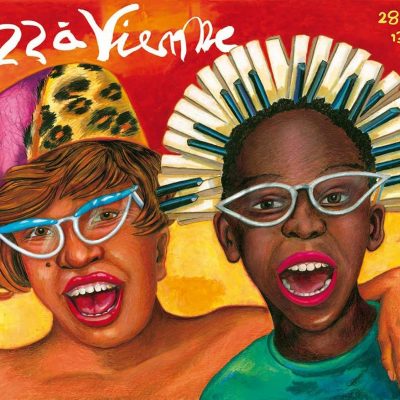 Affiche pour Jazz à Vienne 2013 en région Auvergne Rhône Alpes