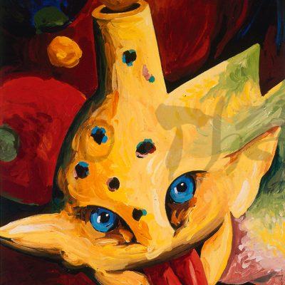 Affiche pour la communication des Arts du Récit 1995 à Saint Martin D’Hères dans la Grenoble-Alpes Métropole