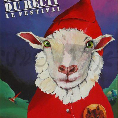 L’Affiche des Arts du Récit en Isère 1998 est la 4ème sur les 23 consécutives créées par Bruno Théry pour le Festival à Saint Martin d’Hères en Grenoble-Alpes Métropole.