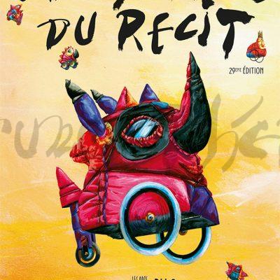 Bruno Théry crée en 2016 sa 22ème affiche consécutive pour les Arts du Récit en Isère à Saint Martin d’Hères en Grenoble-Alpes Métropole.